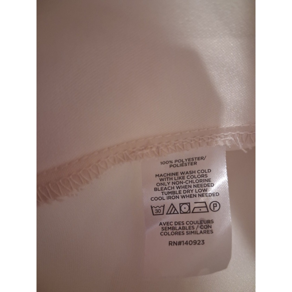 LOFT Womens Medium Beige V Neck Puff Sleeve Blouse Business Casual Formal Top - Picture 4 of 10